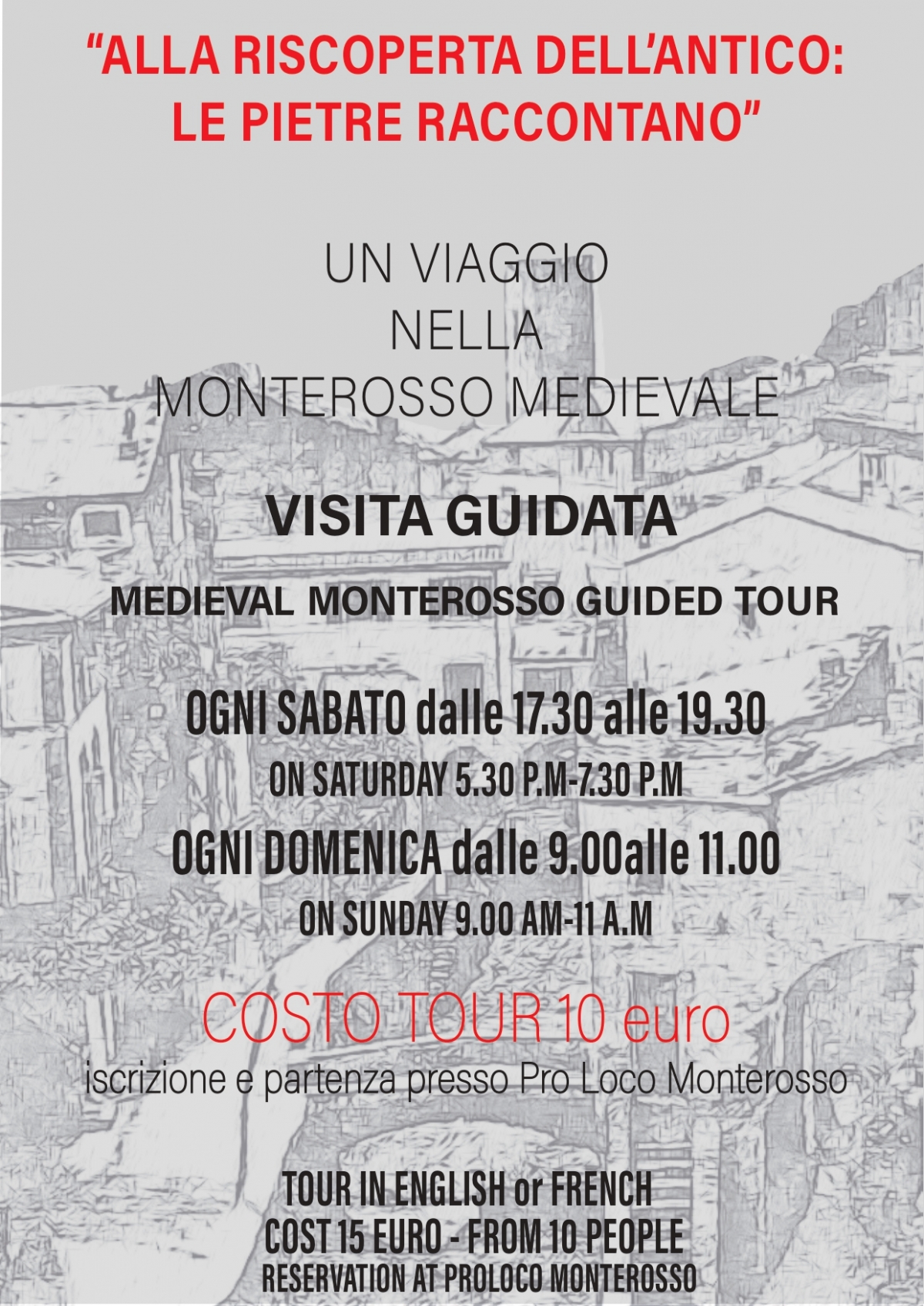 “Alla riscoperta dell’antico Le pietre raccontano” Proloco di