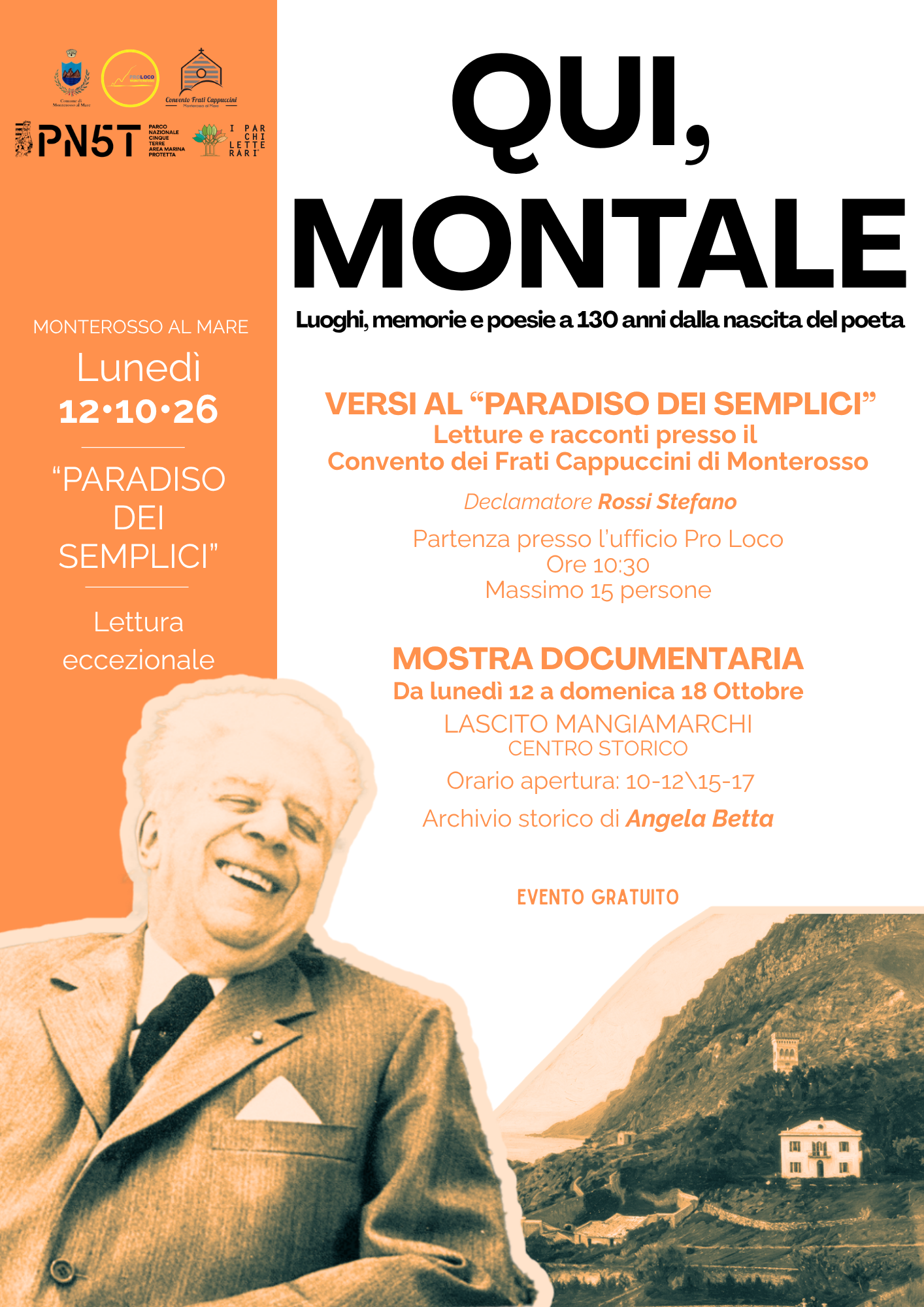 QUI MONTALE 12 OTTOBRE
